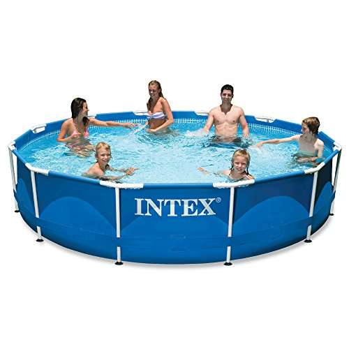 Intex Pool With Metal Frame, Filter Pump at 12 feet x 30 inches