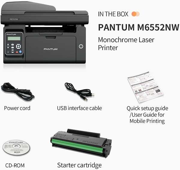 Key Features of Pantum M6552NW Monochrome Laser Printer