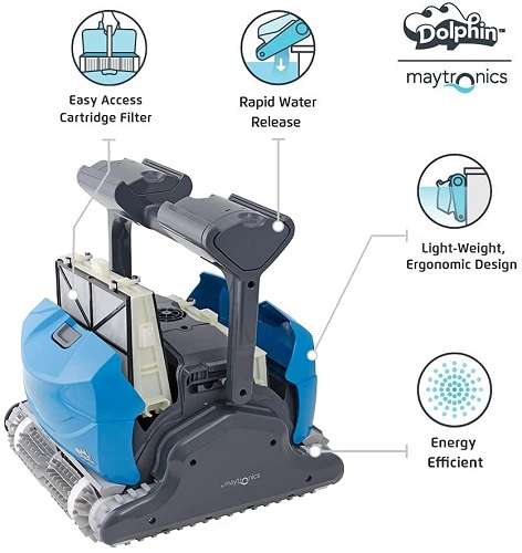 Key Features of the Dolphin Oasis Z5i Robotic Pool Cleaner