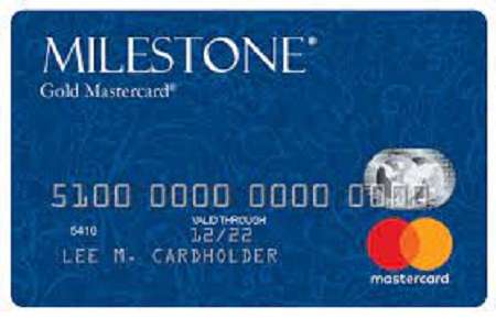 Milestone Gold MasterCard For 620 Credit Score